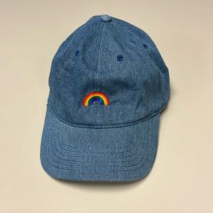 Denim Rainbow Hat